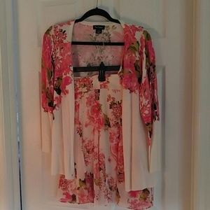 Matching skirt and sweater.